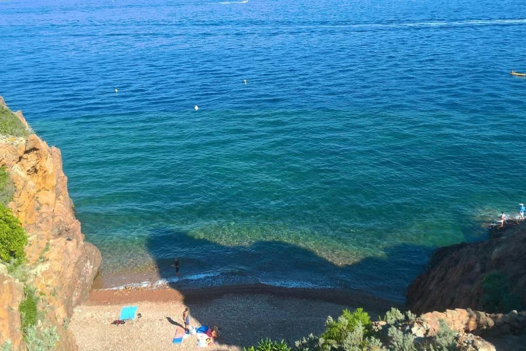 2 Pieces Climatise A 200M Des Plages Théoule-sur-Mer Extérieur photo
